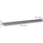 vidaXL Hochbeet 960x100x36 cm Cortenstahl vidaXL Hochbeet 960x100x36 cm Cortenstahl