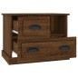 vidaXL Nachttisch Braun Eichen-Optik 60x39x45 cm vidaXL Nachttisch Braun Eichen-Optik 60x39x45 cm