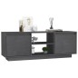 vidaXL TV-Schrank Grau 110x30x40 cm Massivholz Kiefer vidaXL TV-Schrank Grau 110x30x40 cm Massivholz Kiefer