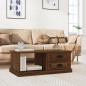 vidaXL Couchtisch Braun Eichen-Optik 90x50x35 cm Holzwerkstoff vidaXL Couchtisch Braun Eichen-Optik 90x50x35 cm Holzwerkstoff
