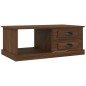 vidaXL Couchtisch Braun Eichen-Optik 90x50x35 cm Holzwerkstoff vidaXL Couchtisch Braun Eichen-Optik 90x50x35 cm Holzwerkstoff