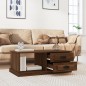 vidaXL Couchtisch Braun Eichen-Optik 90x50x35 cm Holzwerkstoff vidaXL Couchtisch Braun Eichen-Optik 90x50x35 cm Holzwerkstoff