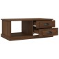 vidaXL Couchtisch Braun Eichen-Optik 90x50x35 cm Holzwerkstoff vidaXL Couchtisch Braun Eichen-Optik 90x50x35 cm Holzwerkstoff