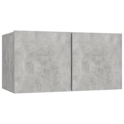 vidaXL TV-Hängeschrank Betongrau 60x30x30 cm