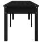 vidaXL Gartenbank 2-Sitzer Schwarz 203,5x44x45 cm Massivholz Kiefer vidaXL Gartenbank 2-Sitzer Schwarz 203,5x44x45 cm Massivholz Kiefer
