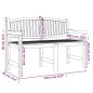 vidaXL Gartenbank 149,5x60x90 cm Massivholz Teak vidaXL Gartenbank 149,5x60x90 cm Massivholz Teak