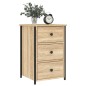 vidaXL Nachttische 2 Stk. Sonoma-Eiche 40x36x60 cm Holzwerkstoff vidaXL Nachttische 2 Stk. Sonoma-Eiche 40x36x60 cm Holzwerkstoff