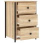 vidaXL Nachttische 2 Stk. Sonoma-Eiche 40x36x60 cm Holzwerkstoff vidaXL Nachttische 2 Stk. Sonoma-Eiche 40x36x60 cm Holzwerkstoff