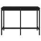 vidaXL Gartentisch Schwarz 159,5x82,5x110 cm Massivholz Kiefer vidaXL Gartentisch Schwarz 159,5x82,5x110 cm Massivholz Kiefer
