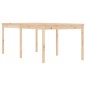 vidaXL Gartentisch 203,5x100x76 cm Massivholz Kiefer vidaXL Gartentisch 203,5x100x76 cm Massivholz Kiefer