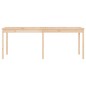vidaXL Gartentisch 203,5x100x76 cm Massivholz Kiefer vidaXL Gartentisch 203,5x100x76 cm Massivholz Kiefer