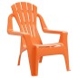 vidaXL Kinder-Gartenstühle 2 Stk. Orange 37x34x44 cm PP Holzoptik vidaXL Kinder-Gartenstühle 2 Stk. Orange 37x34x44 cm PP Holzoptik