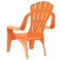 vidaXL Kinder-Gartenstühle 2 Stk. Orange 37x34x44 cm PP Holzoptik vidaXL Kinder-Gartenstühle 2 Stk. Orange 37x34x44 cm PP Holzoptik
