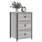 vidaXL Nachttisch Grau Sonoma 40x36x60 cm Holzwerkstoff vidaXL Nachttisch Grau Sonoma 40x36x60 cm Holzwerkstoff