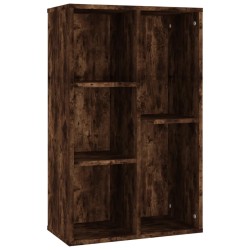 vidaXL Bücherregal/Sideboard Räuchereiche 50x25x80 cm Holzwerkstoff