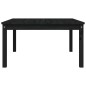 vidaXL Gartentisch Schwarz 82,5x82,5x45 cm Massivholz Kiefer vidaXL Gartentisch Schwarz 82,5x82,5x45 cm Massivholz Kiefer