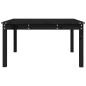 vidaXL Gartentisch Schwarz 82,5x82,5x45 cm Massivholz Kiefer vidaXL Gartentisch Schwarz 82,5x82,5x45 cm Massivholz Kiefer