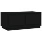 vidaXL Couchtisch Schwarz 102x50x44 cm Holzwerkstoff vidaXL Couchtisch Schwarz 102x50x44 cm Holzwerkstoff