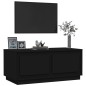 vidaXL Couchtisch Schwarz 102x50x44 cm Holzwerkstoff vidaXL Couchtisch Schwarz 102x50x44 cm Holzwerkstoff