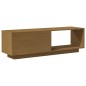 vidaXL TV-Schrank Honigbraun 110x30x33,5 cm Massivholz Kiefer vidaXL TV-Schrank Honigbraun 110x30x33,5 cm Massivholz Kiefer