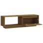 vidaXL TV-Schrank Honigbraun 110x30x33,5 cm Massivholz Kiefer vidaXL TV-Schrank Honigbraun 110x30x33,5 cm Massivholz Kiefer