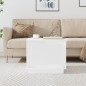 vidaXL Couchtisch Weiß 51x50x44 cm Holzwerkstoff vidaXL Couchtisch Weiß 51x50x44 cm Holzwerkstoff