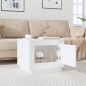 vidaXL Couchtisch Weiß 51x50x44 cm Holzwerkstoff vidaXL Couchtisch Weiß 51x50x44 cm Holzwerkstoff