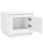 vidaXL Couchtisch Weiß 51x50x44 cm Holzwerkstoff vidaXL Couchtisch Weiß 51x50x44 cm Holzwerkstoff