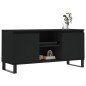 vidaXL TV-Schrank Schwarz 104x35x50 cm Holzwerkstoff vidaXL TV-Schrank Schwarz 104x35x50 cm Holzwerkstoff