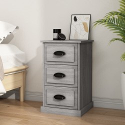 vidaXL Nachttisch Grau Sonoma 39x39x67 cm Holzwerkstoff