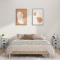 vidaXL Nachttisch Grau Sonoma 39x39x67 cm Holzwerkstoff vidaXL Nachttisch Grau Sonoma 39x39x67 cm Holzwerkstoff