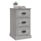 vidaXL Nachttisch Grau Sonoma 39x39x67 cm Holzwerkstoff vidaXL Nachttisch Grau Sonoma 39x39x67 cm Holzwerkstoff