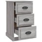 vidaXL Nachttisch Grau Sonoma 39x39x67 cm Holzwerkstoff vidaXL Nachttisch Grau Sonoma 39x39x67 cm Holzwerkstoff
