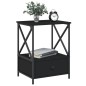 vidaXL Nachttische 2 Stk. Schwarz 50x41x65 cm Holzwerkstoff vidaXL Nachttische 2 Stk. Schwarz 50x41x65 cm Holzwerkstoff