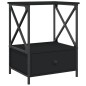 vidaXL Nachttische 2 Stk. Schwarz 50x41x65 cm Holzwerkstoff vidaXL Nachttische 2 Stk. Schwarz 50x41x65 cm Holzwerkstoff
