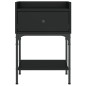 vidaXL Nachttisch Schwarz 40,5x31x60 cm Holzwerkstoff vidaXL Nachttisch Schwarz 40,5x31x60 cm Holzwerkstoff