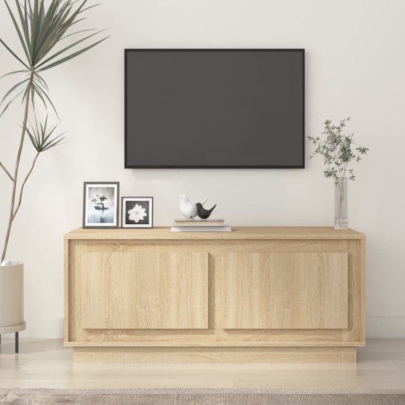 vidaXL Couchtisch Sonoma-Eiche 102x50x44 cm Holzwerkstoff vidaXL Couchtisch Sonoma-Eiche 102x50x44 cm Holzwerkstoff