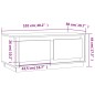 vidaXL Couchtisch Sonoma-Eiche 102x50x44 cm Holzwerkstoff vidaXL Couchtisch Sonoma-Eiche 102x50x44 cm Holzwerkstoff
