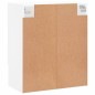 vidaXL Wandschrank Weiß 60x31x70 cm Holzwerkstoff vidaXL Wandschrank Weiß 60x31x70 cm Holzwerkstoff