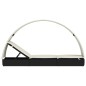 Sonnenliege mit Runddach Schwarz 211x57x140 cm Poly Rattan Sonnenliege mit Runddach Schwarz 211x57x140 cm Poly Rattan