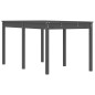 vidaXL Gartentisch Grau 159,5x82,5x76 cm Massivholz Kiefer vidaXL Gartentisch Grau 159,5x82,5x76 cm Massivholz Kiefer