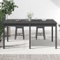 vidaXL Gartentisch Grau 159,5x82,5x76 cm Massivholz Kiefer vidaXL Gartentisch Grau 159,5x82,5x76 cm Massivholz Kiefer