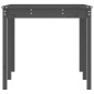 vidaXL Gartentisch Grau 159,5x82,5x76 cm Massivholz Kiefer vidaXL Gartentisch Grau 159,5x82,5x76 cm Massivholz Kiefer
