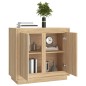 vidaXL Sideboard Sonoma-Eiche 80x34x75 cm Holzwerkstoff vidaXL Sideboard Sonoma-Eiche 80x34x75 cm Holzwerkstoff