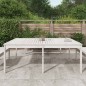 vidaXL Gartentisch Weiß 203,5x100x76 cm Massivholz Kiefer vidaXL Gartentisch Weiß 203,5x100x76 cm Massivholz Kiefer