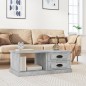 vidaXL Couchtisch Betongrau 90x50x35 cm Holzwerkstoff vidaXL Couchtisch Betongrau 90x50x35 cm Holzwerkstoff