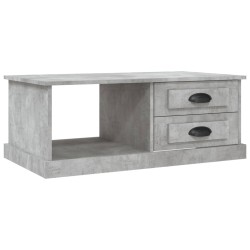 vidaXL Couchtisch Betongrau 90x50x35 cm Holzwerkstoff