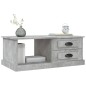 vidaXL Couchtisch Betongrau 90x50x35 cm Holzwerkstoff vidaXL Couchtisch Betongrau 90x50x35 cm Holzwerkstoff