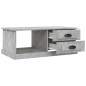 vidaXL Couchtisch Betongrau 90x50x35 cm Holzwerkstoff vidaXL Couchtisch Betongrau 90x50x35 cm Holzwerkstoff