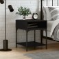 vidaXL Nachttisch Schwarz 40x41x50 cm Holzwerkstoff